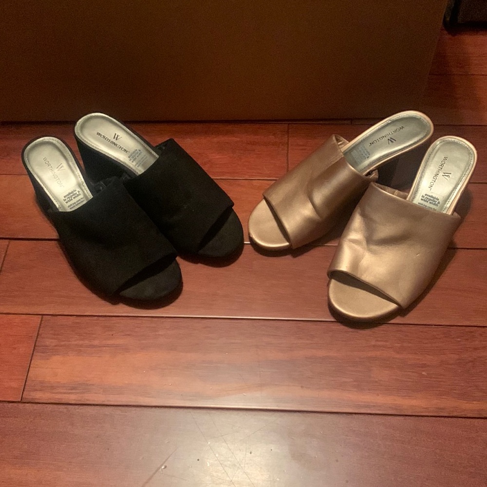 Worthington short Heeled mule